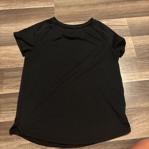 Athletic Works Black Kids Short Sleeve Tee